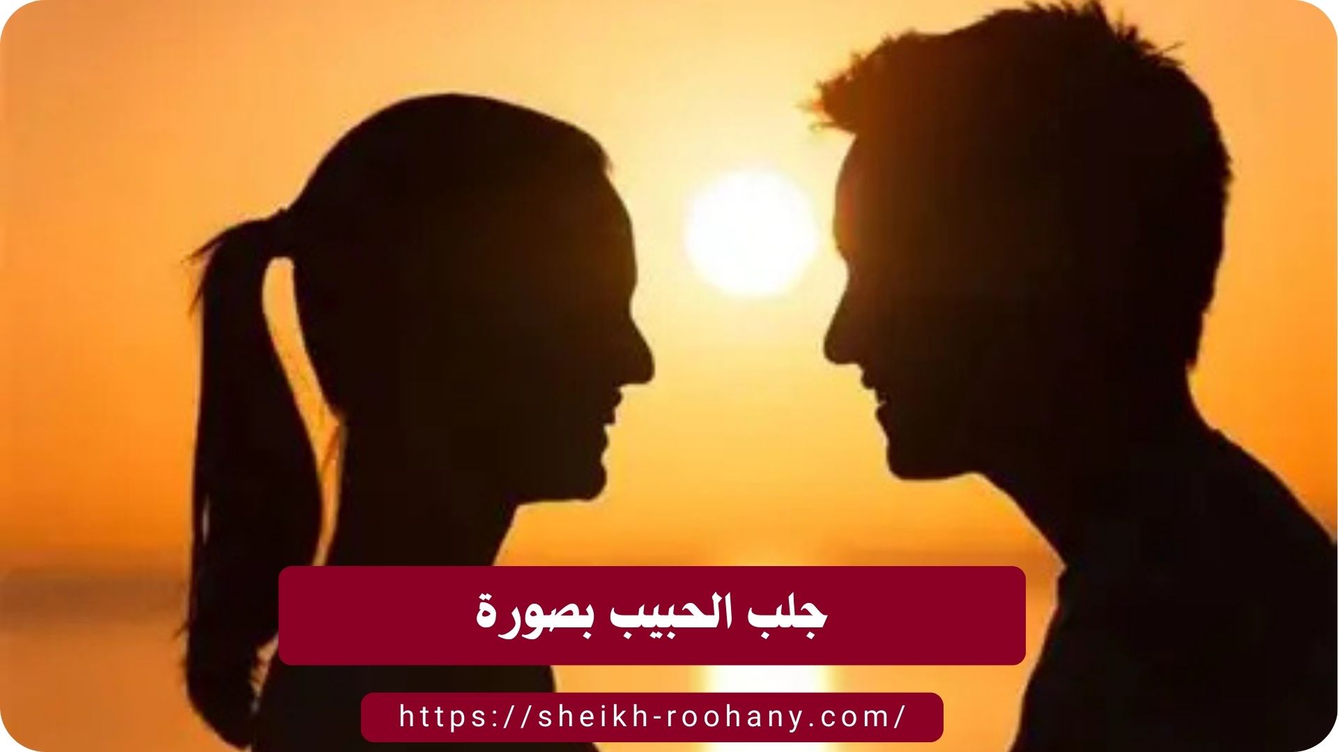 جلب الحبيب بصورة